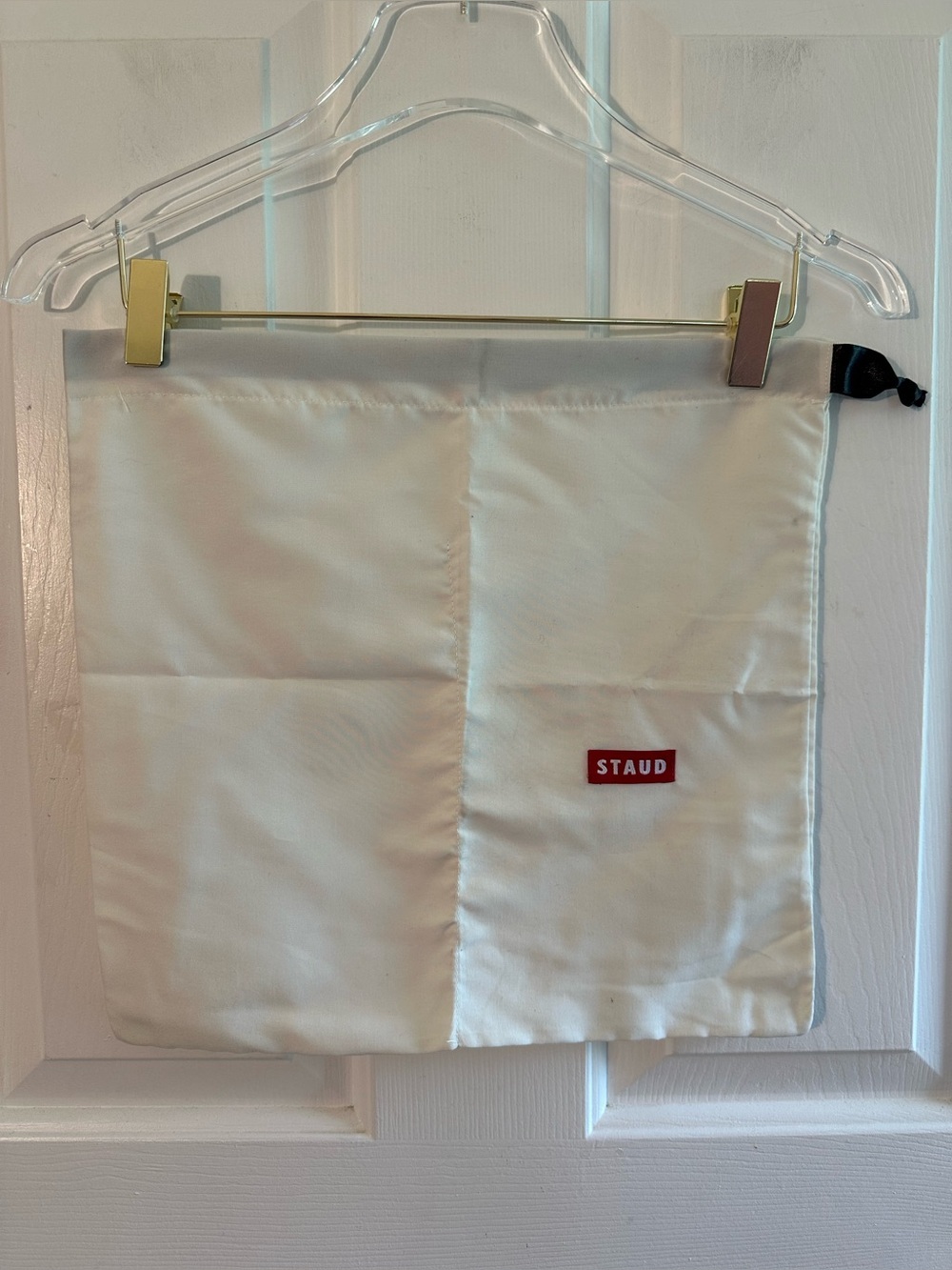 STAUD New Purse Shoes Dustbag With Ribbon Drawstring